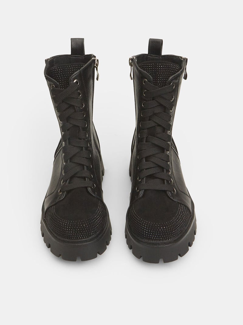 Bottines avec zip BATA Noir - Kiabi