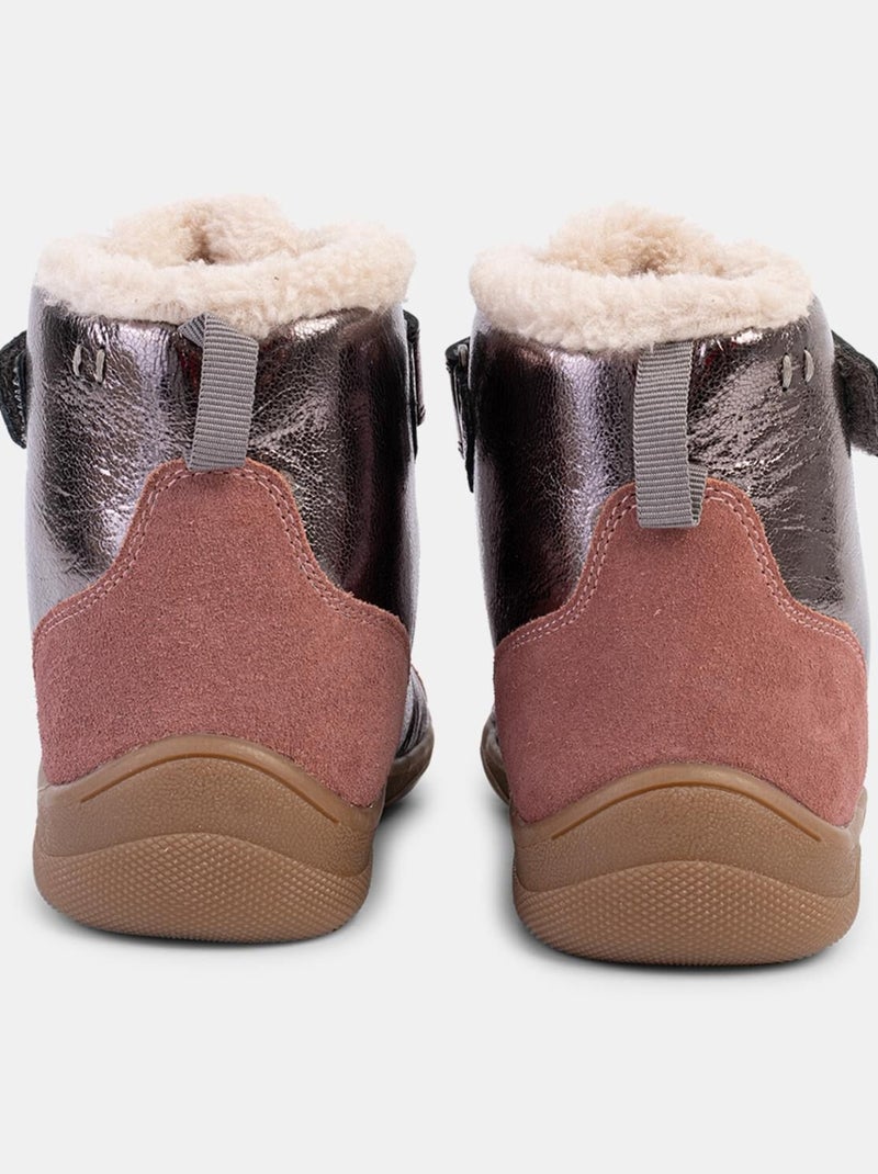 Bottines barefoot WEINBRENNER BATA Argent - Kiabi