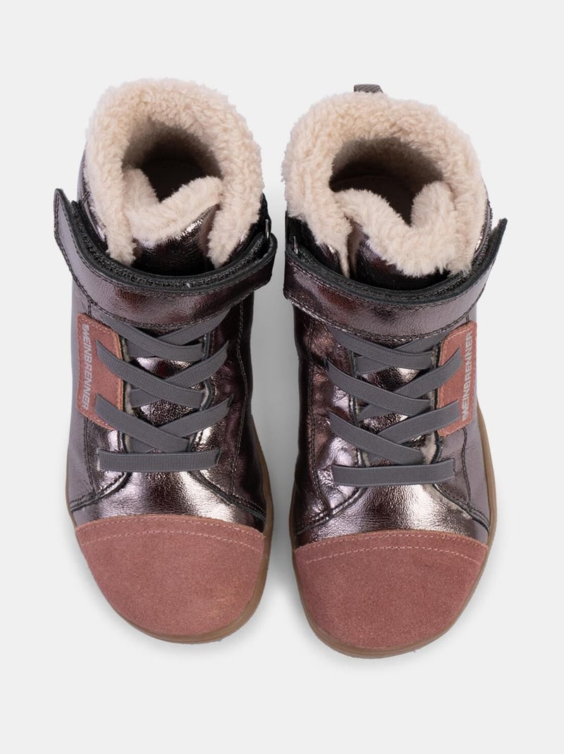 Bottines barefoot WEINBRENNER BATA Argent - Kiabi