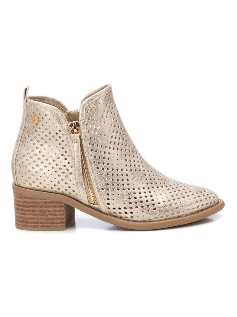 Bottines basses avec fermeture éclair Doré/or - Kiabi