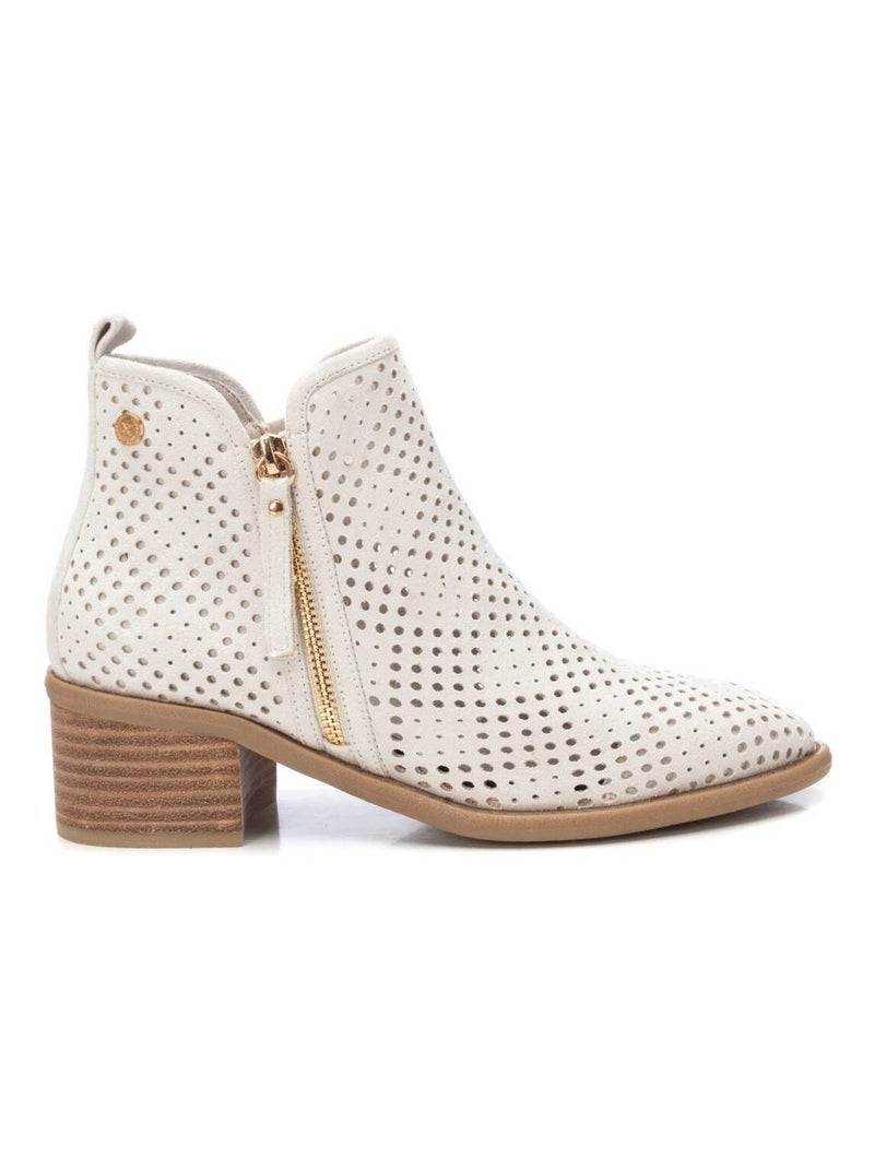 Bottines basses avec fermeture éclair Gris - Kiabi