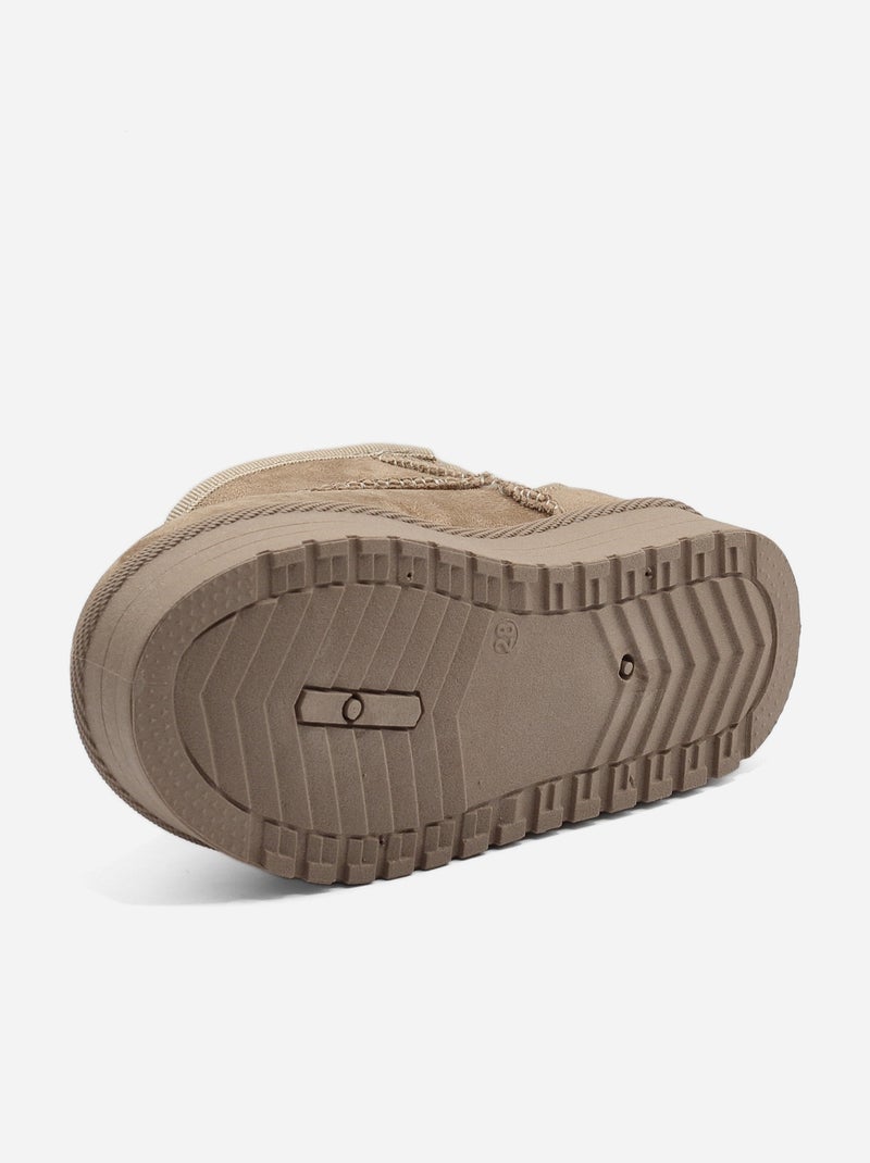 Bottines basses Beige - Kiabi
