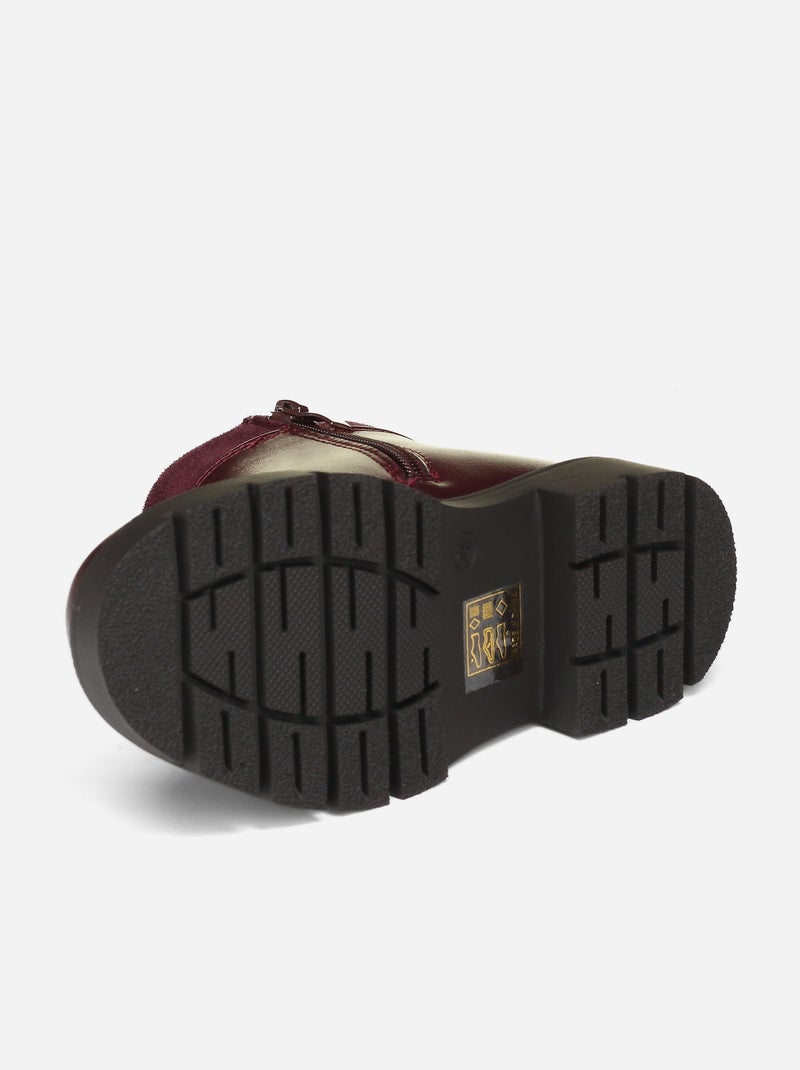 Bottines basses Bordeaux - Kiabi