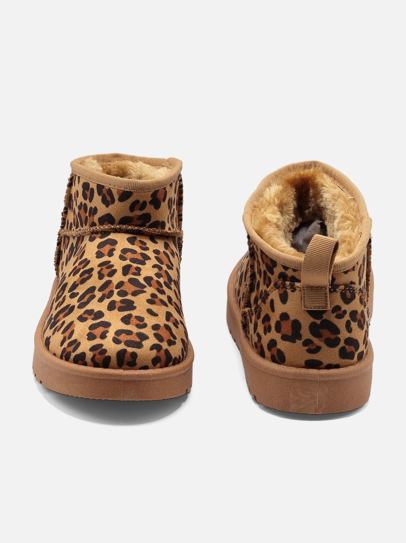 Bottines basses Camel/Multicolore - Kiabi