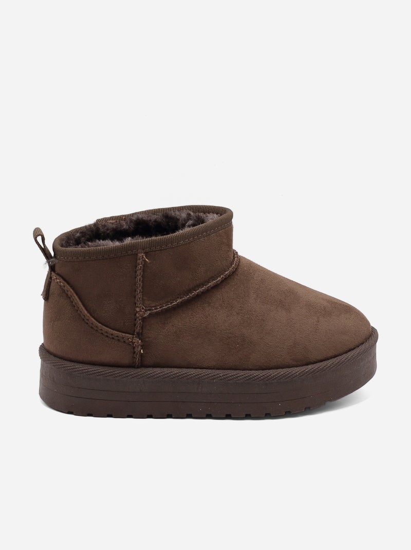 Bottines basses Marron - Kiabi