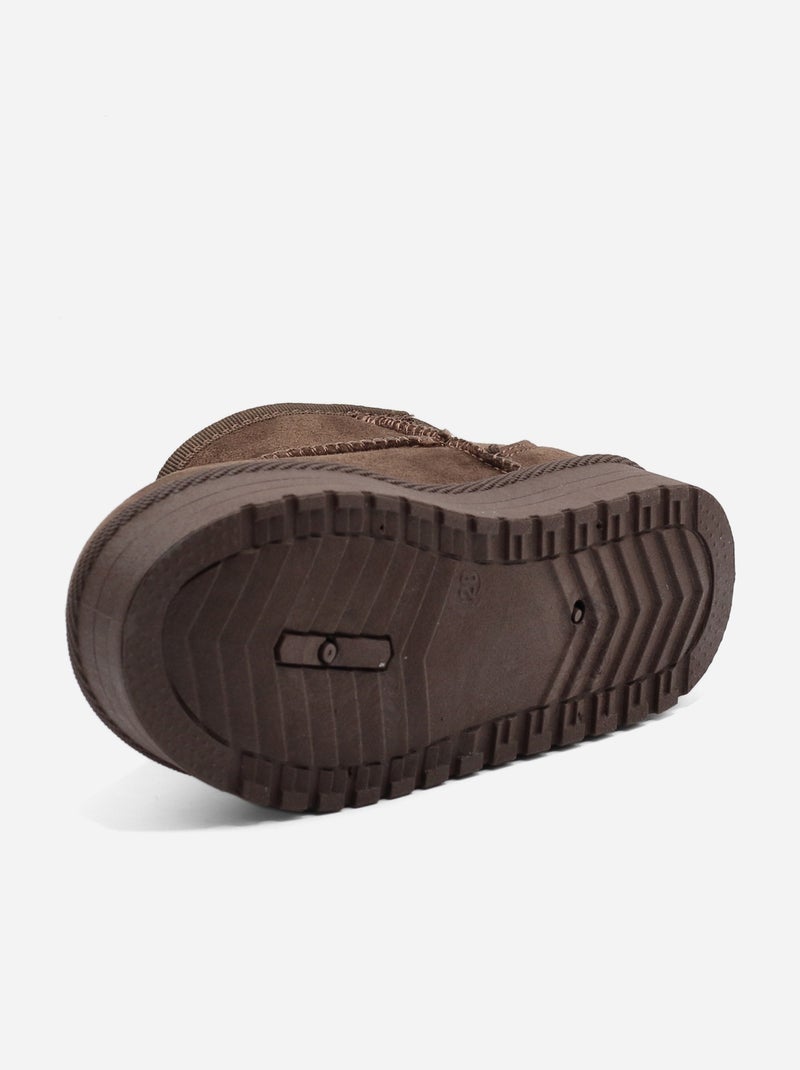 Bottines basses Marron - Kiabi