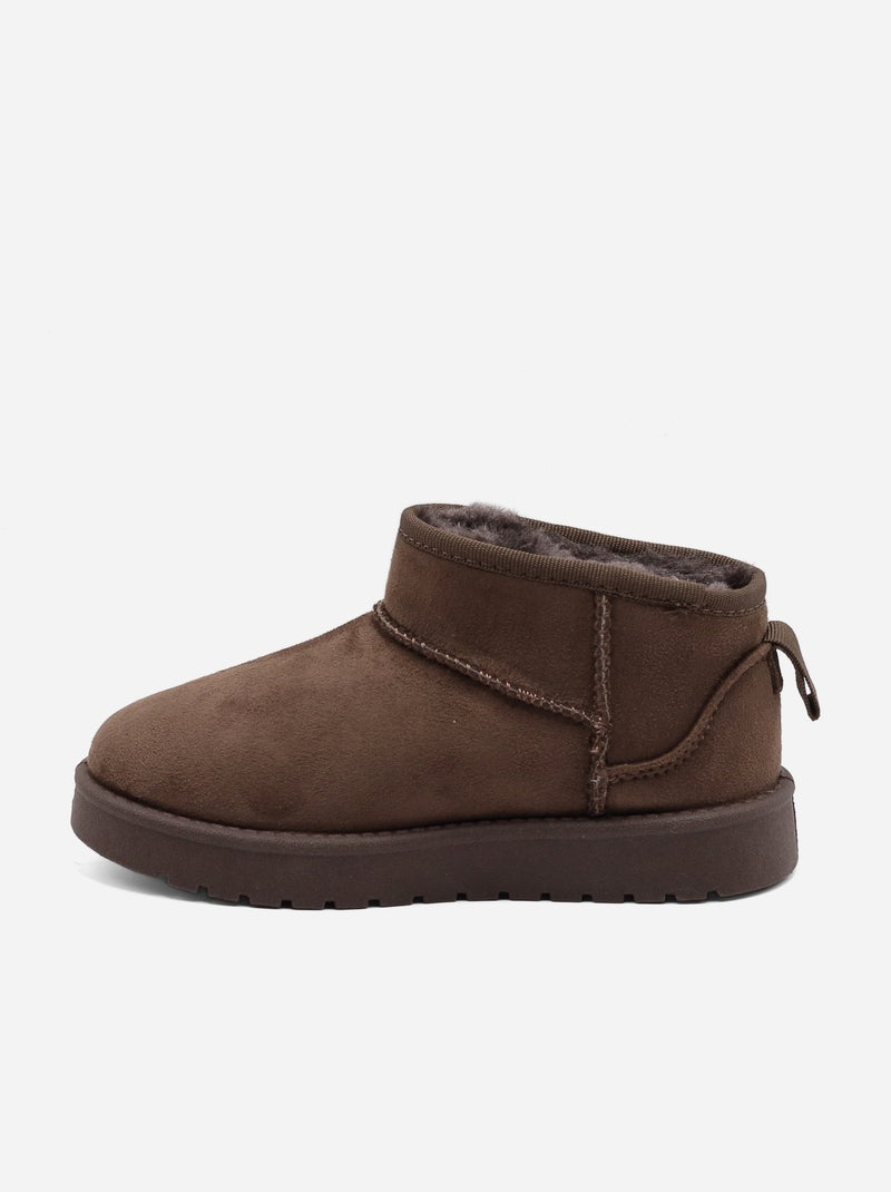 Bottines basses Marron - Kiabi