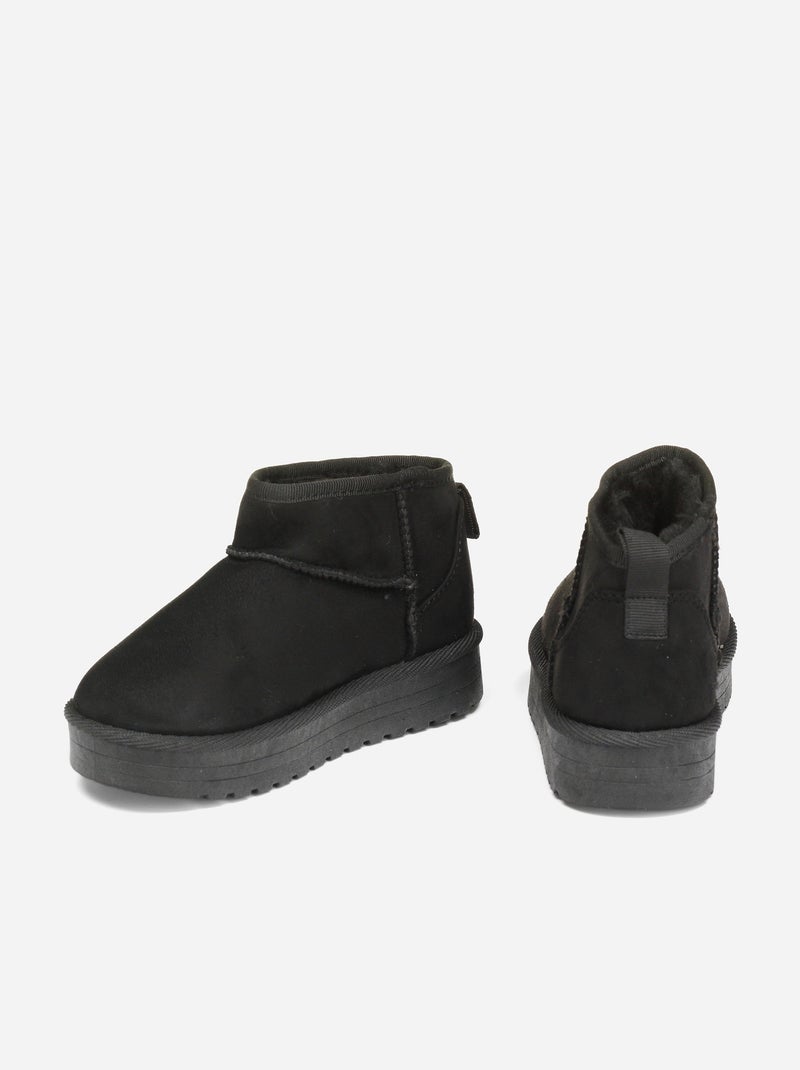 Bottines basses Noir - Kiabi