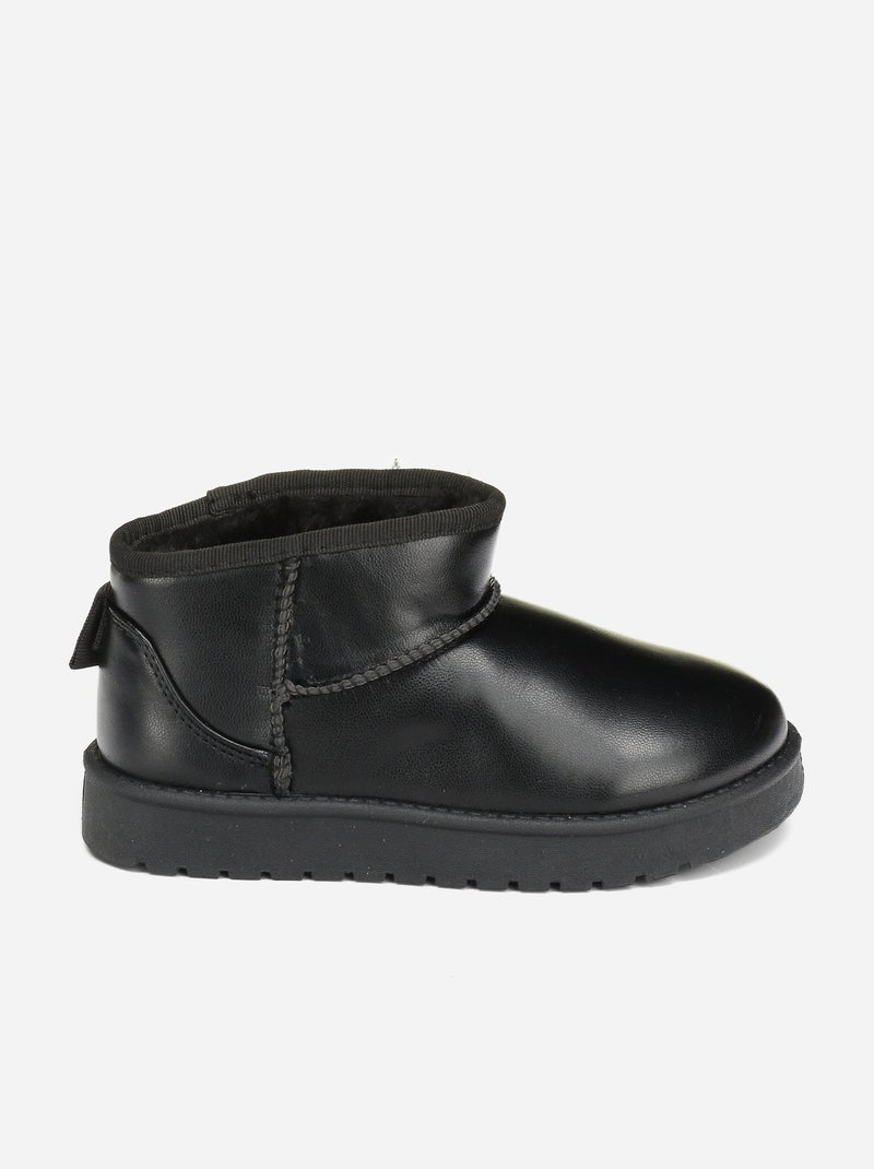 Bottines basses Noir Noir - Kiabi
