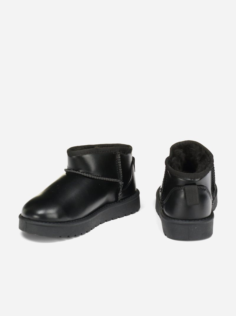 Bottines basses Noir Noir - Kiabi