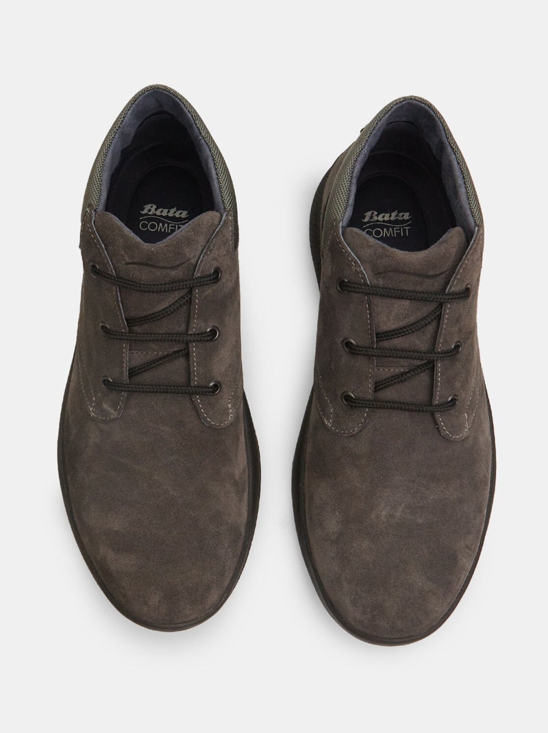 Bottines Bata Comfit en cuir velours BATA Noir - Kiabi