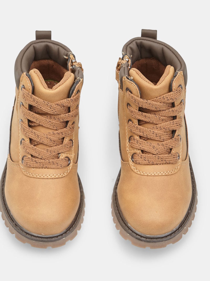 Bottines Bata Marron - Kiabi