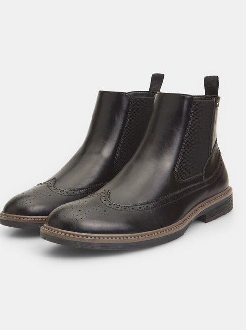 Bottines Bata Red Label avec détails brogue BATA - Kiabi