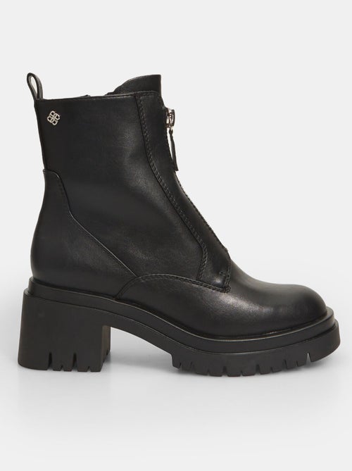 Bottines Bata Red Label avec talon et fermeture éclair BATA - Kiabi