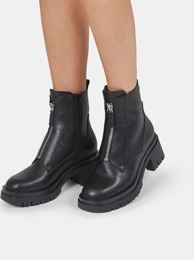 Combat Boots Bottines Bata PROMO Boots Bottines Noires Pointure - Main Image