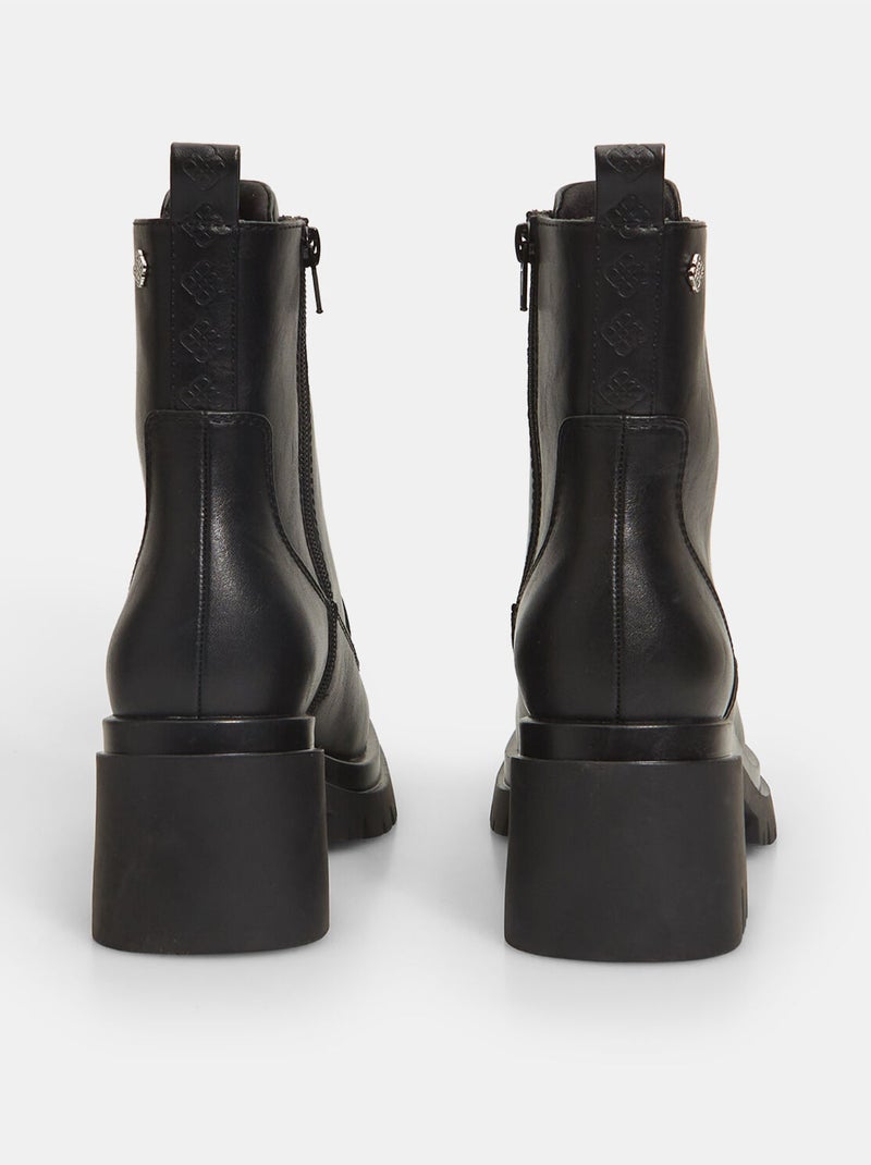 Bottines Bata Red Label avec talon et fermeture éclair BATA Noir - Kiabi
