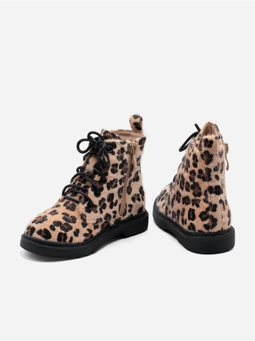 Bottines Bébé a lacets - Doremi - Kiabi