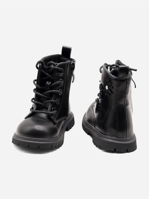 Bottines Bébé a lacets - Kiabi Bottines Bébé a lacets - Kiabi