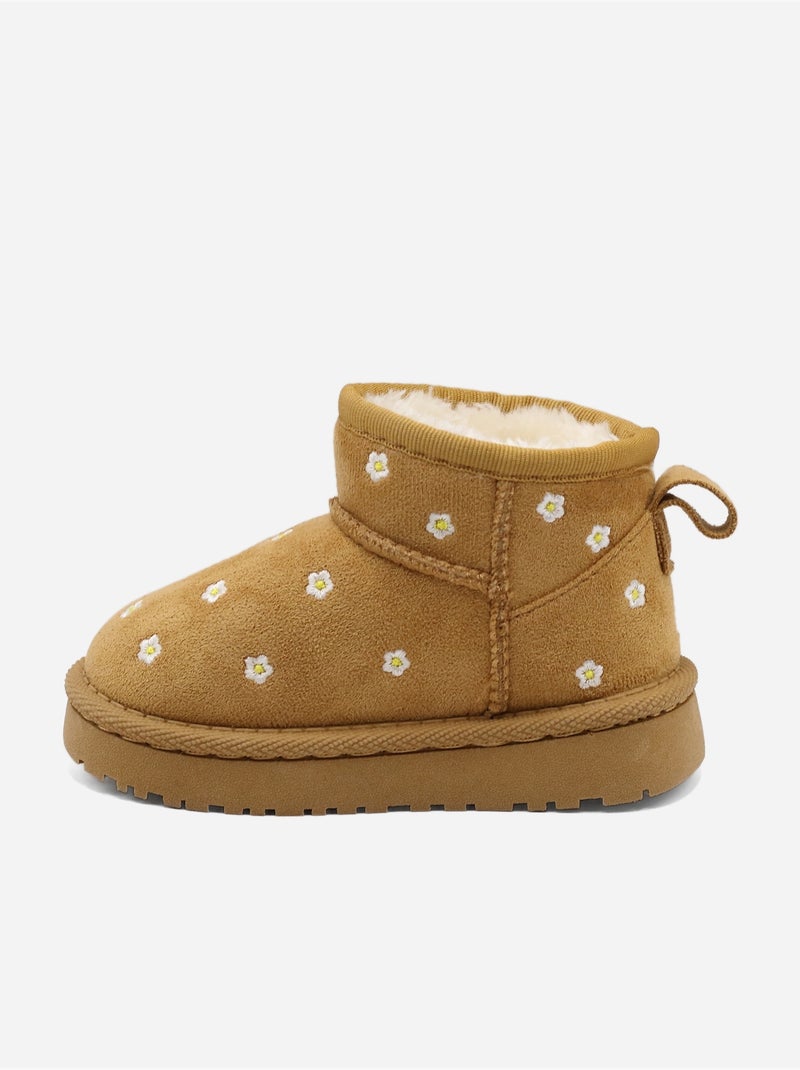 Bottines Bébé à motifs Camel - Kiabi