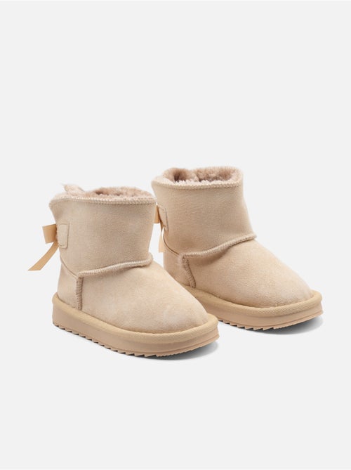 Bottines Bébé à noeuds - Kiabi