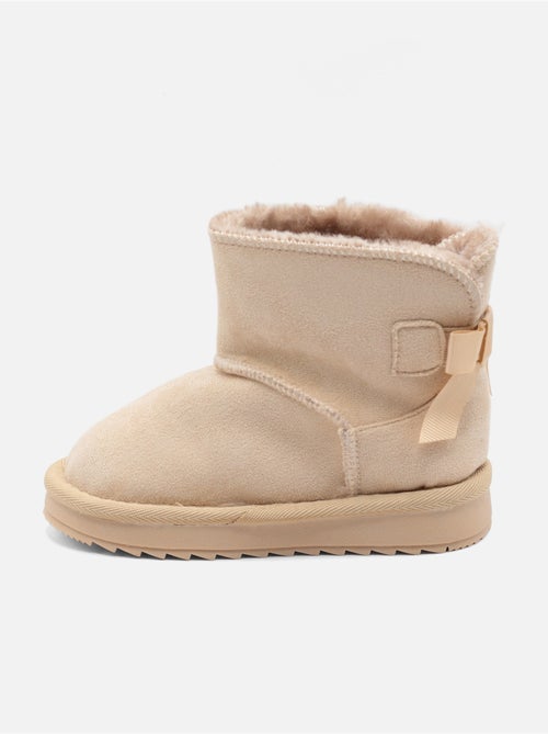 Bottines Bébé à noeuds - Kiabi