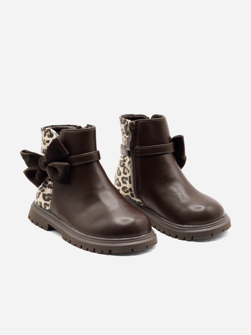 Bottines Bébé à noeuds - Kiabi