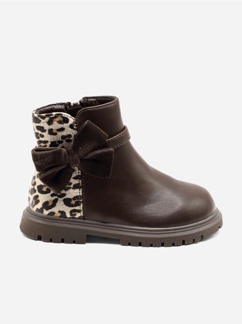 Bottines Bébé à noeuds - Kiabi