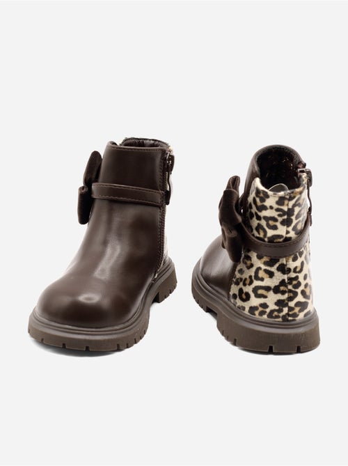 Bottines Bébé à noeuds - Kiabi