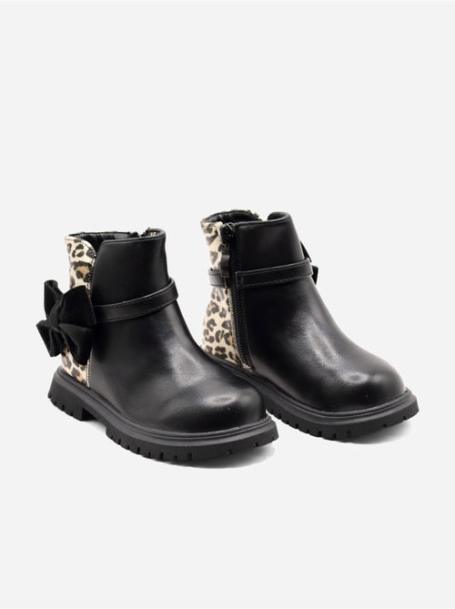 Bottines Bébé à noeuds - Kiabi Bottines Bébé à noeuds - Kiabi