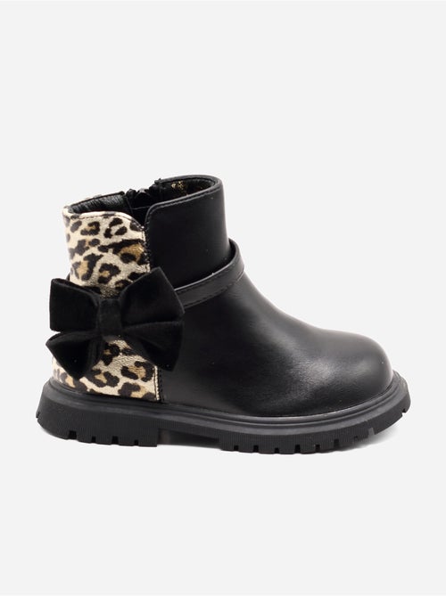 Bottines Bébé à noeuds - Kiabi Bottines Bébé à noeuds - Kiabi