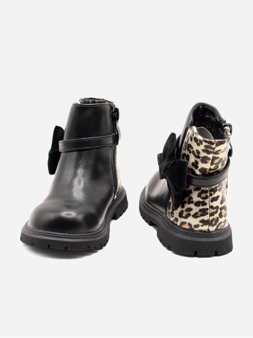 Bottines Bébé à noeuds - Kiabi Bottines Bébé à noeuds - Kiabi