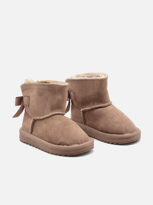 Bottines Bébé à noeuds - Kiabi