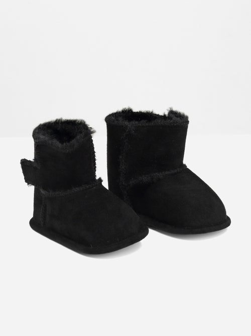 Bottines Bébé à scratch - Kiabi