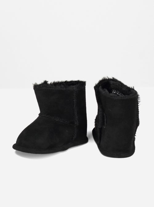 Bottines Bébé à scratch - Kiabi