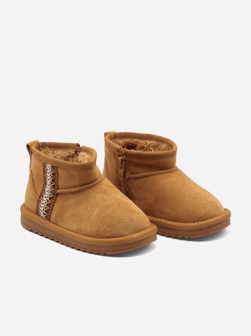 Bottines Bébé à zip - Doremi - Kiabi