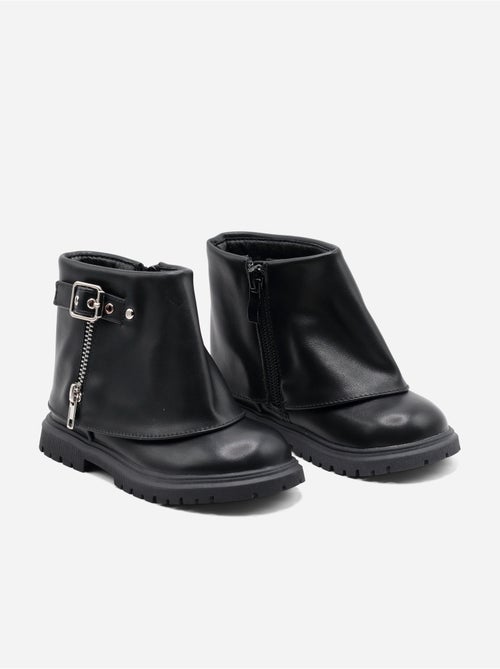 Bottines Bébé à zip - Doremi - Kiabi