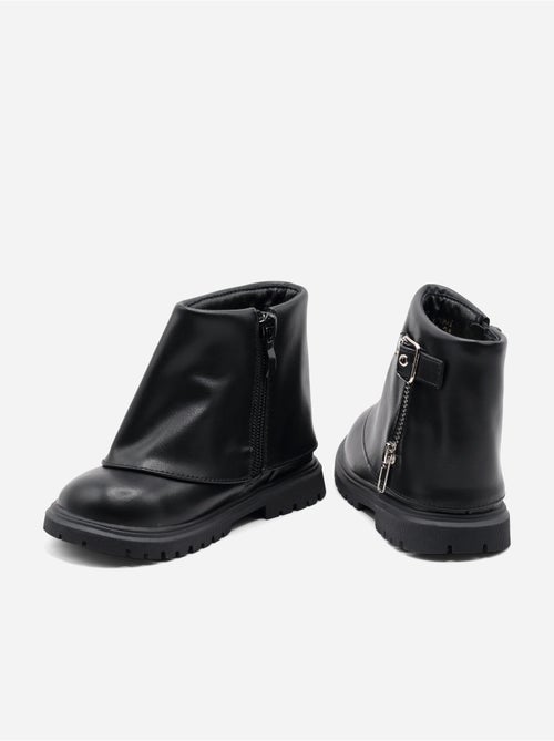 Bottines Bébé à zip - Doremi - Kiabi