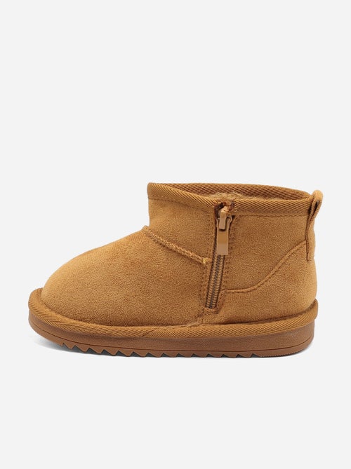 Bottines Bébé à zip - Kiabi