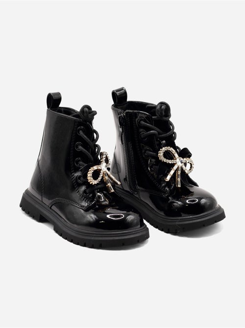 Bottines bébé avec un nœud décoratif - Kiabi Bottines bébé avec un nœud décoratif - Kiabi