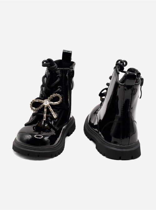 Bottines bébé avec un nœud décoratif - Kiabi Bottines bébé avec un nœud décoratif - Kiabi