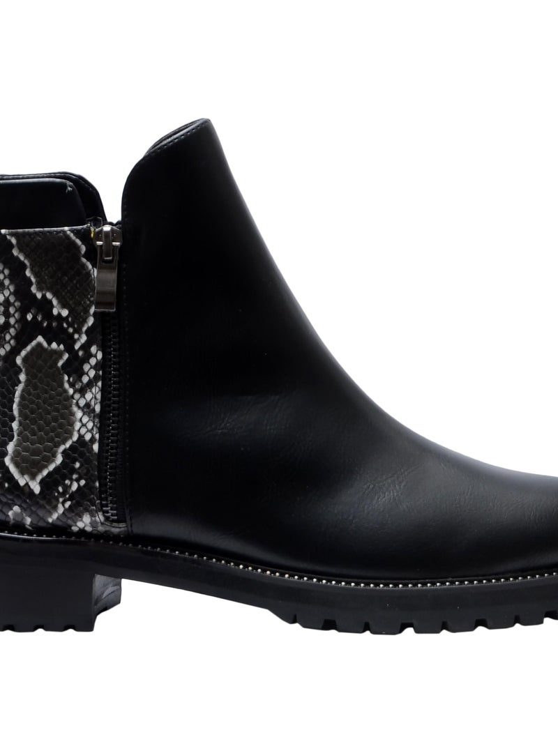 Bottines Bikers The Divine Factory Noir - Kiabi