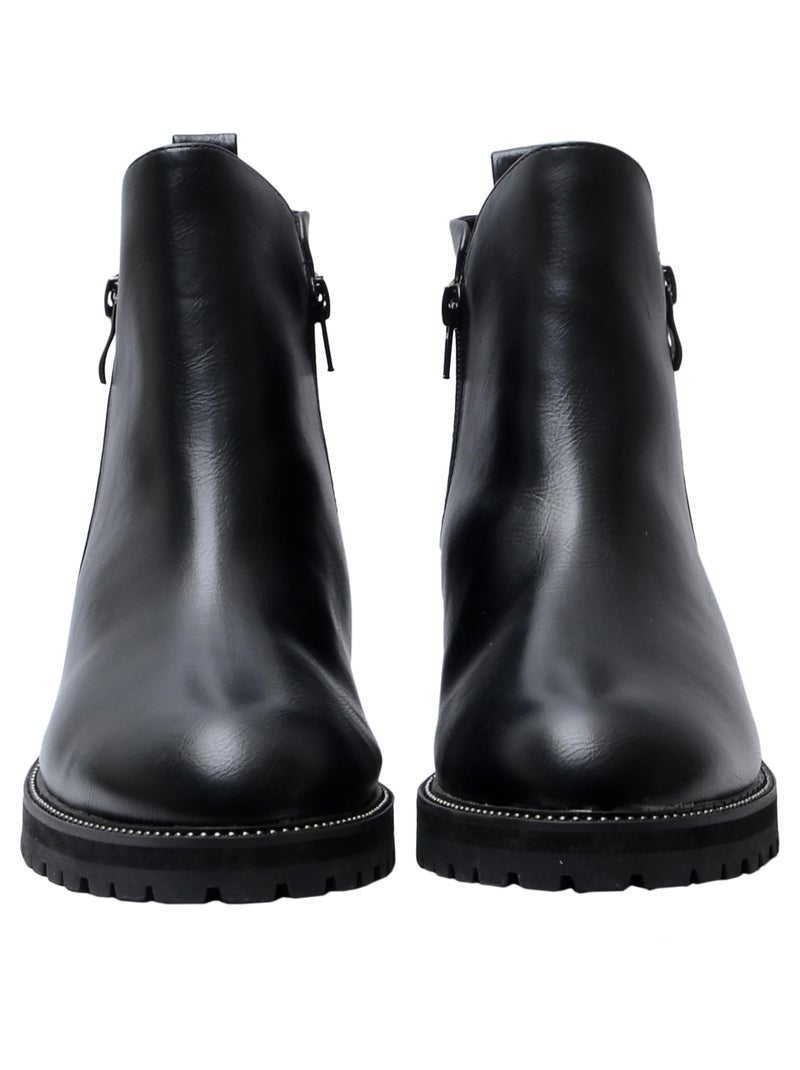 Bottines Bikers The Divine Factory Noir - Kiabi