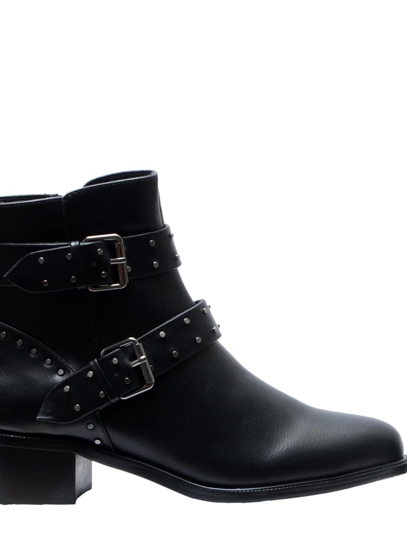 Bottines Bikers The Divine Factory Noir - Kiabi