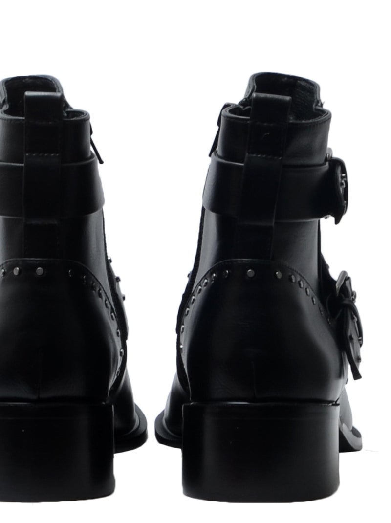Bottines Bikers The Divine Factory Noir - Kiabi