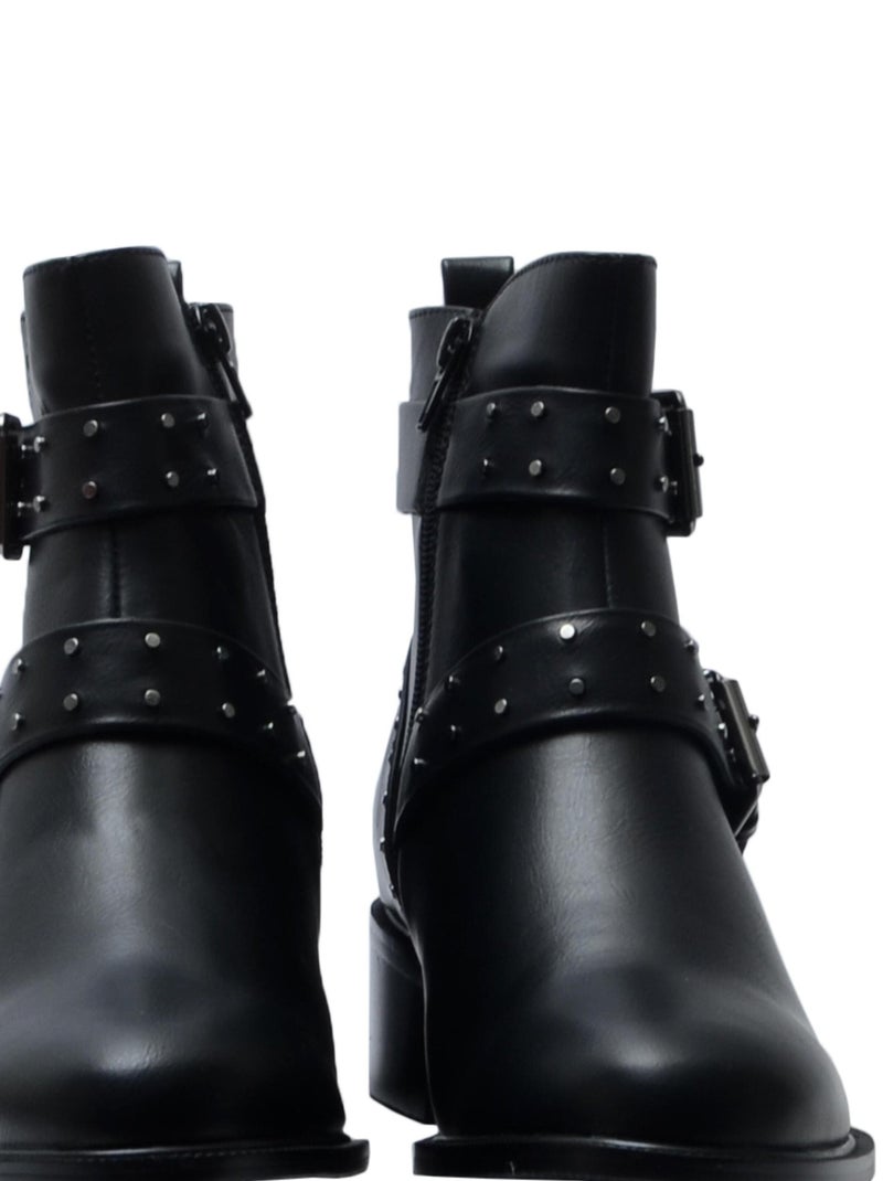 Bottines Bikers The Divine Factory Noir - Kiabi