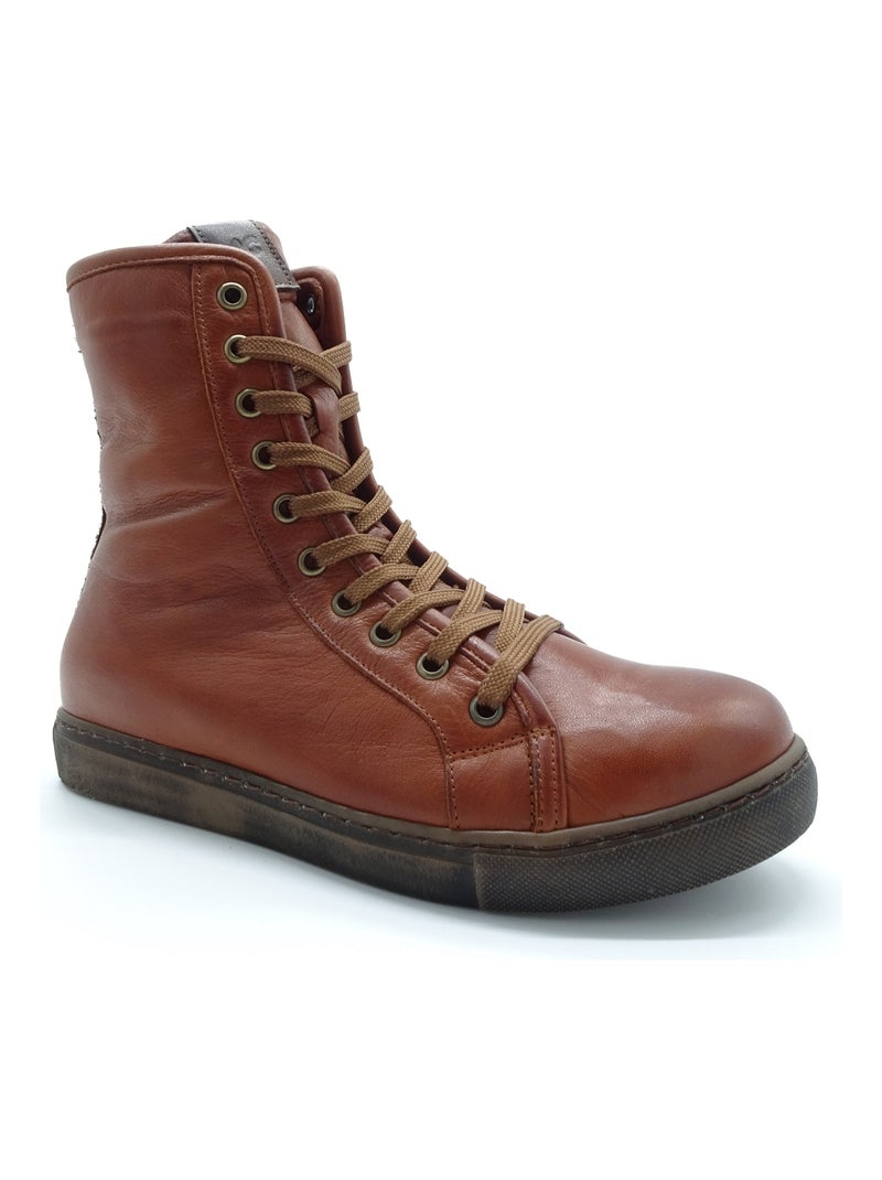 Bottines Boots Andrea Conti Marron Marron - Kiabi