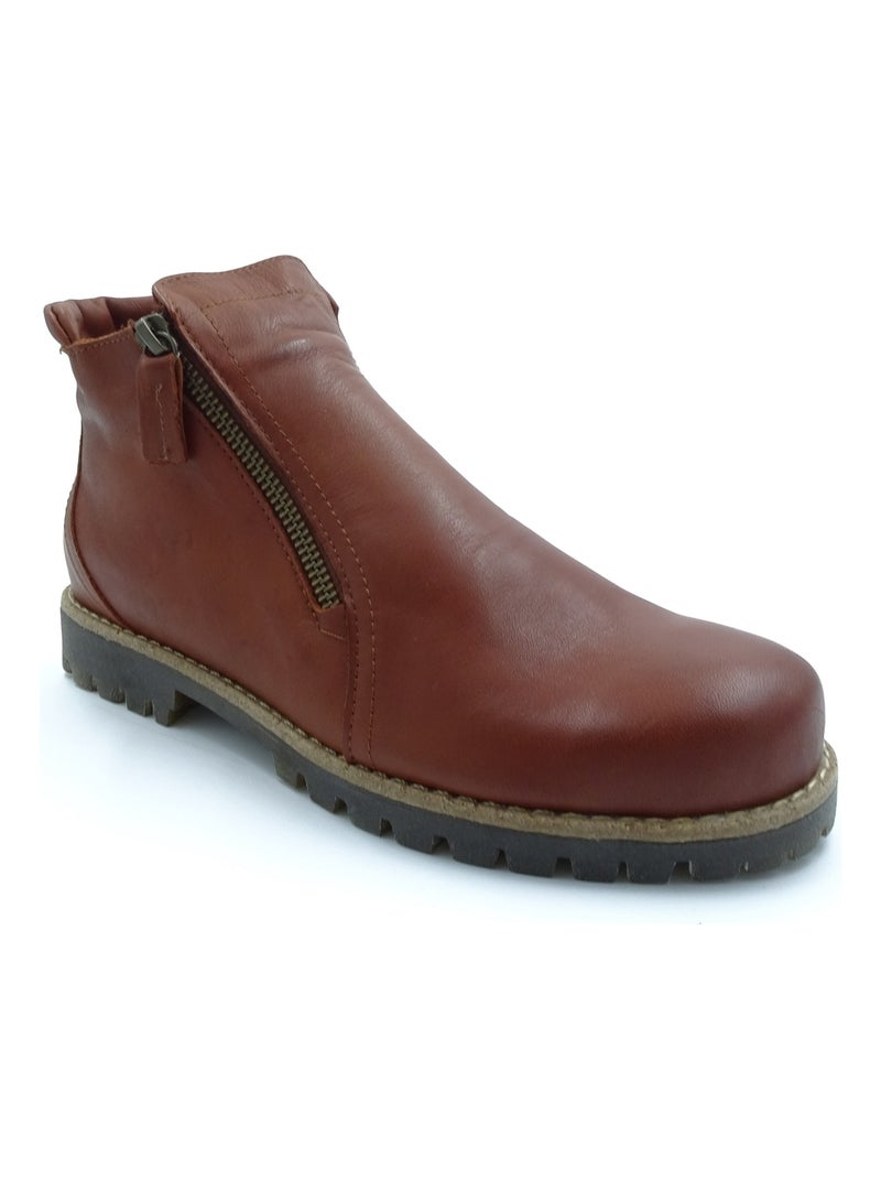 Bottines Boots Femme Andrea Conti Marron - Kiabi