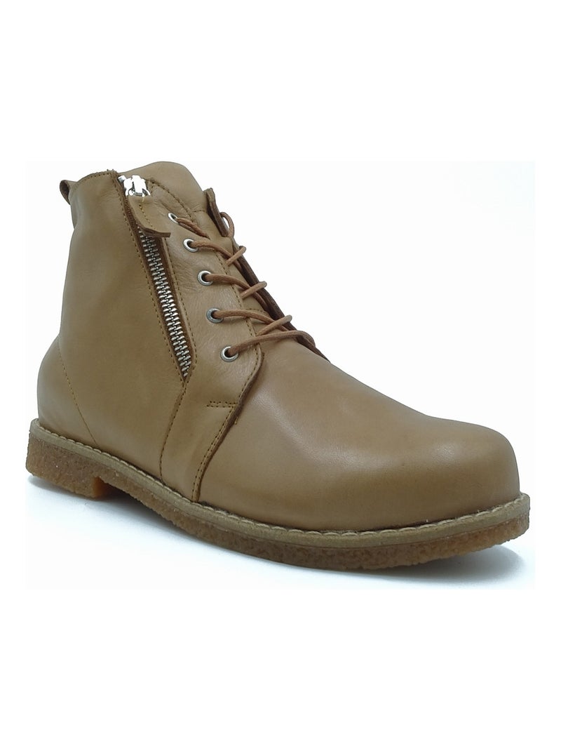 Bottines Boots Femme Andrea Conti Marron - Kiabi