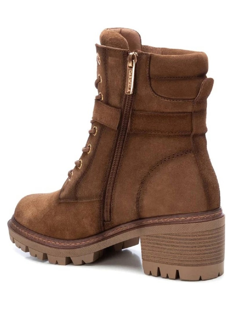 Bottines Boots Femme Carmela Marron - Kiabi