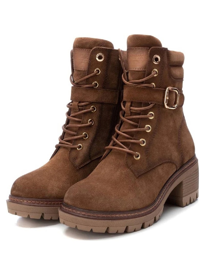 Bottines Boots Femme Carmela Marron - Kiabi